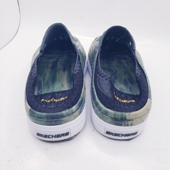 Skechers Green Camo Guzman Steps Slip On Water Shoes Sneakers Boys Youth Size 4 - Picture 4 of 13